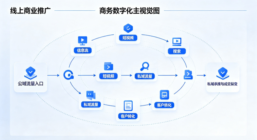 雨花台区线上商业推广怎么做？全域流量闭环搭建与低成本转化实战指南